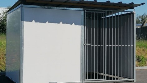 TOLE BAC ACIER POUR CHENIL SITE EN CONSTRUCTION TEL:0658495074